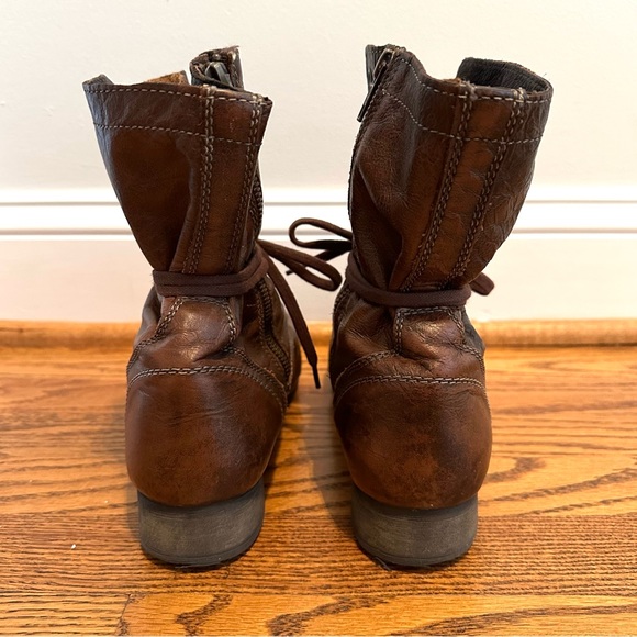 Steve Madden TROOPA Brown Leather Boots - Picture 4 of 4
